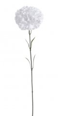 Umělý kvetoucí karafiát, květ Ø 9cm/dl.45cm