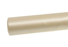 Saténový běhoun šířka 16 cm/dl. 9m - krémová 002