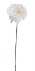 Velká růže s krajkou na stonku 40cm, barva 12