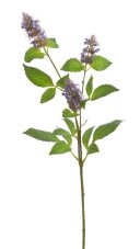 Umělá kvetoucí pačule 3 květy, dl. 75cm