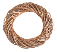 Proutěný věnec z různých druhů proutí Ø 40cm/tl.8cm