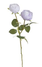 Umělá polorozvitá růže - květy Ø 5,5cm , dl. 47cm
