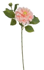 Umělá květina kvetoucí dahlie, květ Ø 15cm, dl.68cm