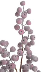 Dekorace plastová mini jablíčka na větvi, jablíčka  Ø 1-2cm, zápich dl. 68cm