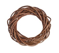 Proutěný věnec z různých druhů proutí Ø 25cm/tl.6cm