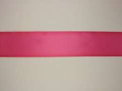 Taftová jednobarevná stuha se zpevněným okrajem 4cm/25m
