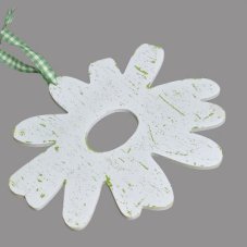 Závěsný květ dřevěný - Ø 21 cm