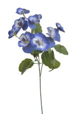 Kvetoucí umělá maceška maceška, květ 6cm, celkem dl. 42cm