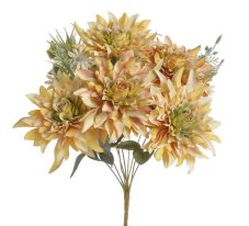 Kytice umělých dahlií, dl. 43cm
