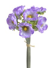 Svazek umělých anemonů, květ 5,5cm, dl.34cm - 6ks