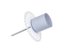 Dekorace - bodce pod kónickou svíčku na adventní věnce miska Ø 4,5 cm, držák 2,2 cm - 4ks