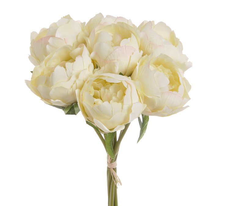 Svazek umělých pivoněk, květ Ø 7cm, dl.25cm 7ks _A02
