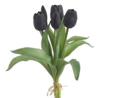 Svazek gumových tulipánů, hlavička 4,5cm, dl. celkem 30cm