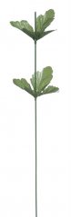 Stopka na chryzantémové hlavičky s listy dl. 45cm - 48ks