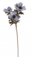 Umělý kvetoucí anemon, květ Ø 10 cm, dl.56 cm