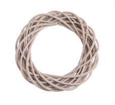 Věnec z barveného proutí 30cm∅x6cmH