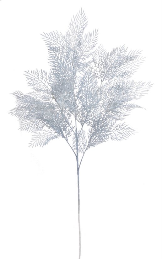 Větvička umělého kapradí 95cm - světle šedivá 07