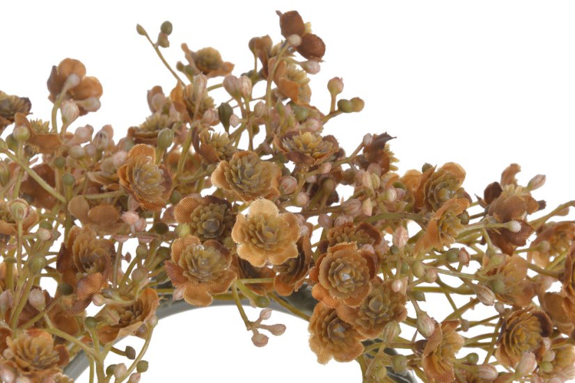 Dekorační věnec z větviček kvetoucí gypsophily Ø 20 cm