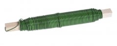 Vázací drát na dřívku 100gr - zelený