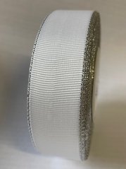 Rypsová stuha s metaloplastem 2,5cm/25m