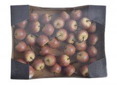Plastová jablíčka na drátku Ø 3,5 cm, drátek 10 cm -  36ks