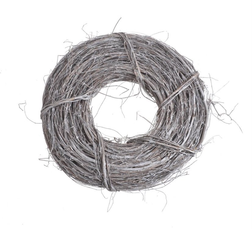 Proutěný věnec ze dvou druhů proutí Ø 25cm