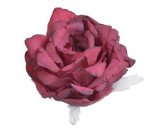 Velká hlavička umělé růže Ø 10cm - 6ks