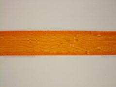 Jednobarevná plátnová stuha s vetkanými monofilovými vlákny 2,5cm/25m
