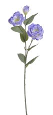 Umělá rozkvetlá eustoma dl.63cm