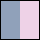 Modrošedá / růžová