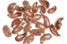 Vánoční přírodní dekorace Ear Pod 4-5cm - 200g cooper