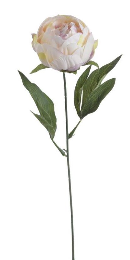 Umělá  pivoňka na stonku, hlavička Ø6cm/dl.44cm