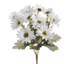 Kytice umělých aster, květ Ø 5cm, dl. kytice 32cm