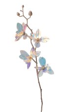 Opalizující umělá orchidej 48 cm