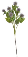 Kvetoucí umělá světlice barvířská dl. celkem 79cm