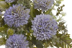 Míchaná kytice chryzantémy a doplňkové květy, 42cm