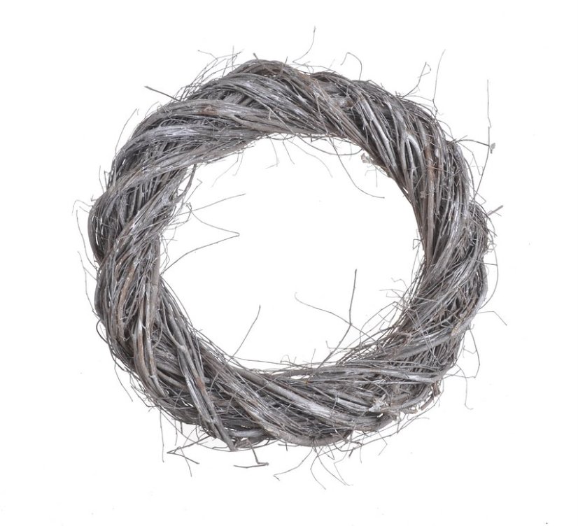 Proutěný věnec ze dvou druhů proutí Ø 35cm