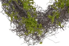 Dekorace rámeček z umělého mechu .38cmLx48cmH..