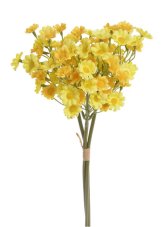 Svazek umělého kvetoucího heřmánku, květ 2,5cm dl. 35cm - 3 kusy