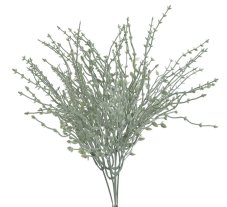 Umělá rostlina s drobnými lístky, 41 cm, 5 větviček, barva 01