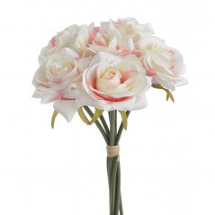 Umělá růže svazek 6 stonků, hlavička Ø 7cm, dl.celkem 23 cm_02