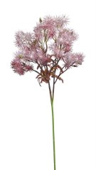 Keřík umělé zeleně kvetoucí dl. 50cm