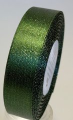 Atlasová stuha tkaná oboulícní s metaloplastem 2,4cm/20m