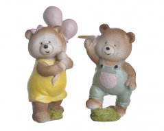 Figurka medvěd 12,5 cm - 4 kusy