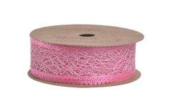 Dekorace - stuha "pavučina" s vlnovkovými okraji 2,7cm/dl. 5m_08