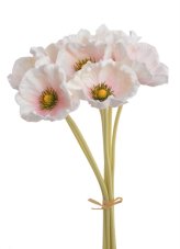 Svazek umělých anemonů, květ 5,5cm, dl.34cm - 6ks