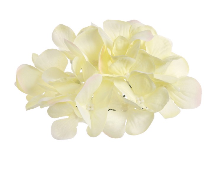 Umělá hlavička hortenzie Ø 14cm - 12ks