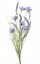 Kytice umělých polních květin 53 cm, 6 stonků s květy, barva 04