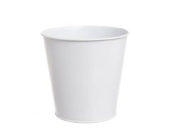 Plechový ozdobný obal na květináč  13cm∅ x 12,5cmH