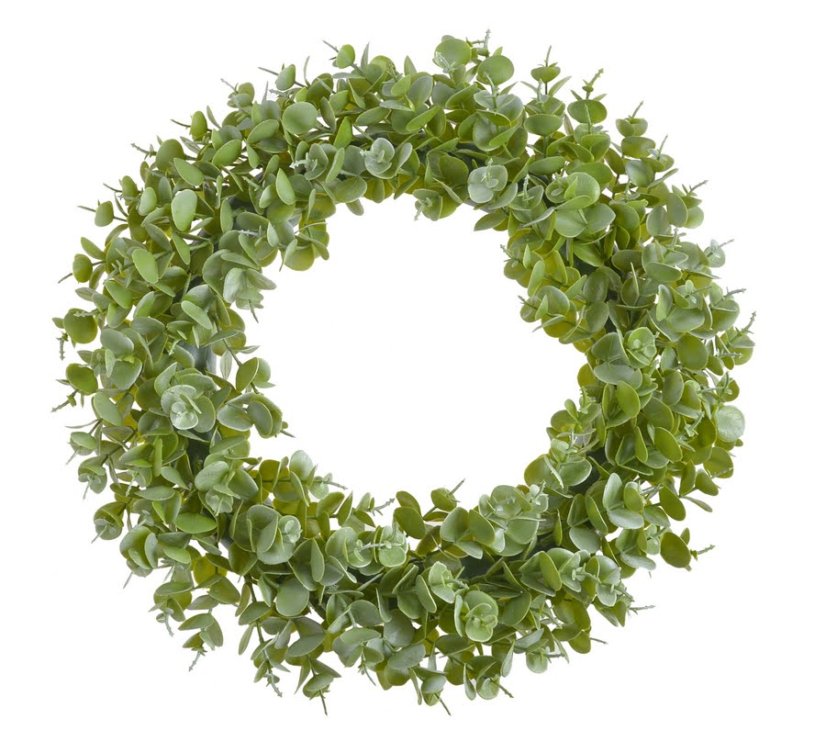 Věnec s umělým eukalyptem Ø 40cm